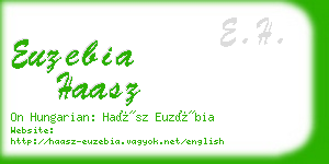 euzebia haasz business card